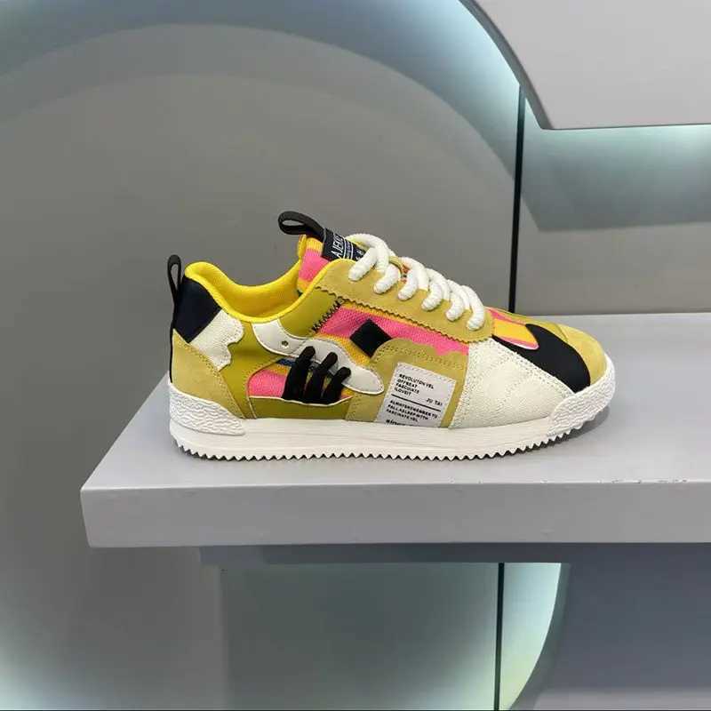 Classic Canvas Men Casual Sport Shoes Fion M Breathable Walking Sneakers Lightweight Slip on Men Tennis Shoes Couple Flats Y250728