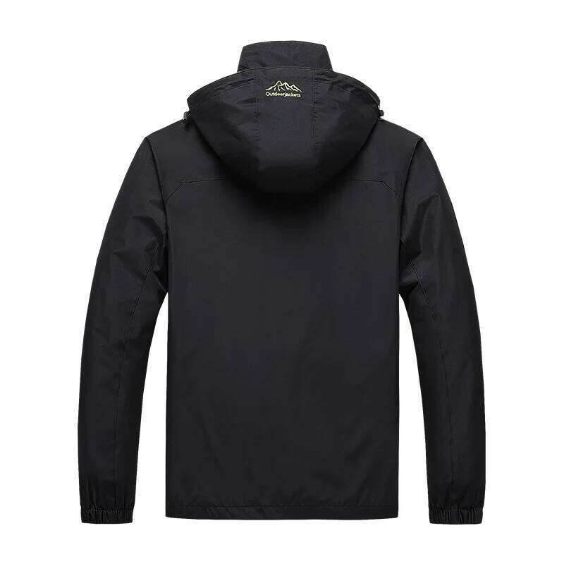 Men's Waterproof Hiking Jacket Autumn Men Large Size Windproof Windbreaker Outdoor Camping Hunting Running Fishing Sports Coats