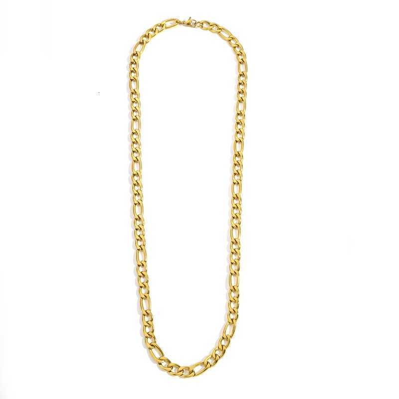 3MM-9MM Basic Punk 3 1NK Stainless Steel Cuban Curb Link Chain Necklace For Men 3 Colors Male Neck Jewelry Accessories XJ250708