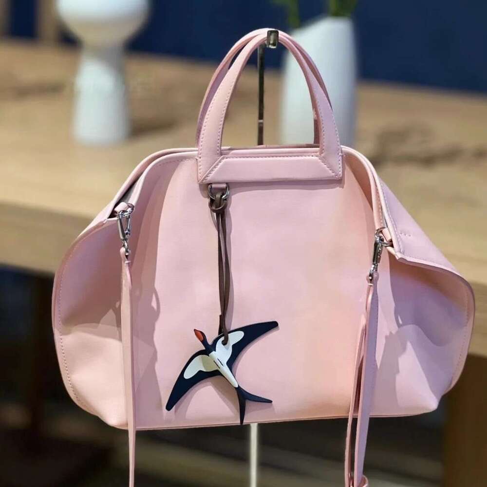 toteBag Shoulder bag ROSE NOIRE Internet Celebrity Same Style Early Spring Folded Ear Genuine Leather Tote Bag