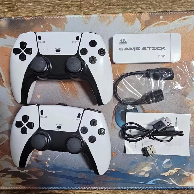 M15 4K Game Stick Mini TV Retro Video Game Console Wireless Gamepads Controller Handheld Game 68G 20000+ 128G 30000+ Games HD Output