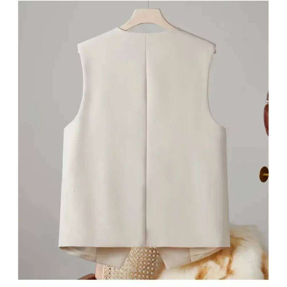 Vest For Women Clothing Coats Fashion Clothes Casual Vintage Elegant Autumn Streetwear Spring Summer Solid Sleeveless Jackets