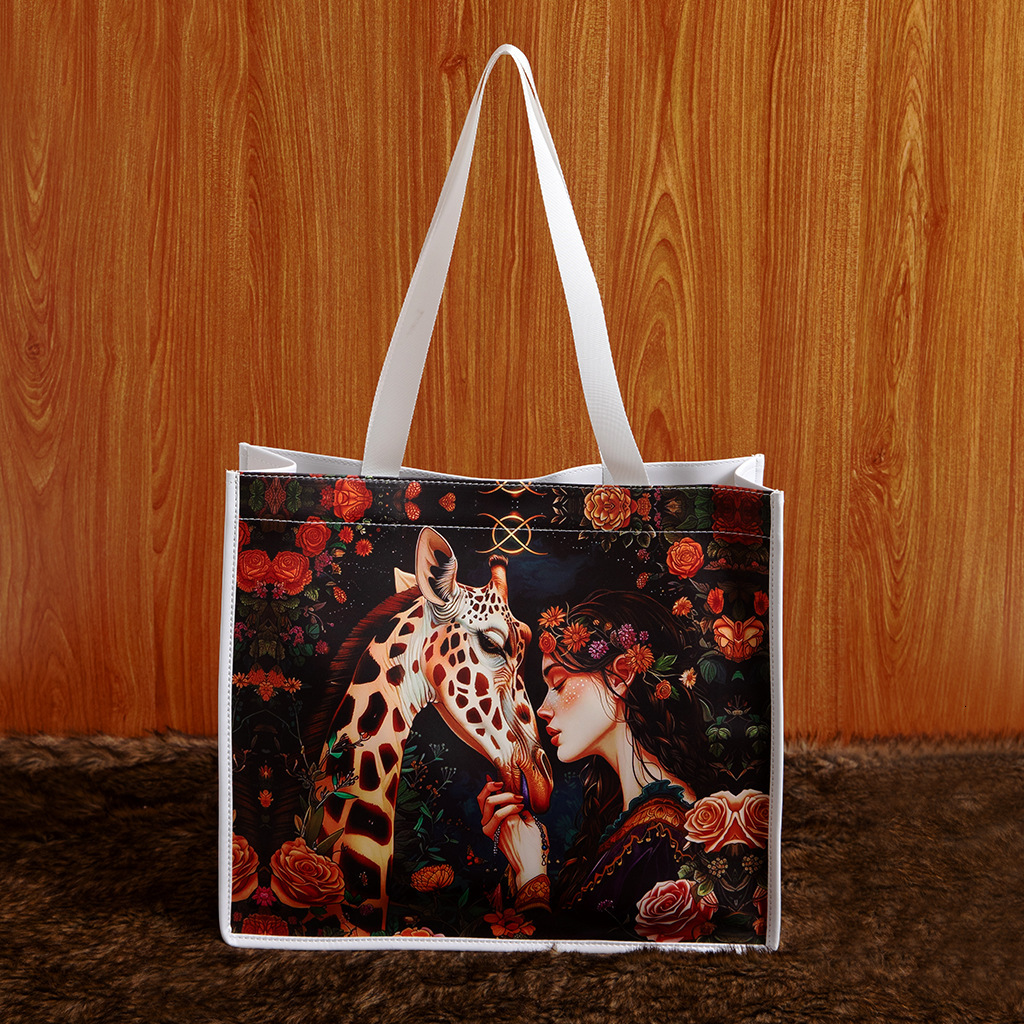 Skull Gothic Underarm PU Leather Printed Large Capacity Casual Commuter Shoulder Bag for Women ddmymoon