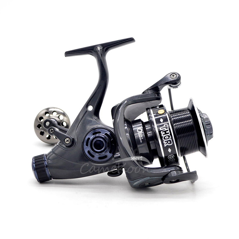 Baitfeeder Spinning Reel for Live Liner Carp Catfish Fishing - Front and Rear Drag System - 4000 to 10000 Series