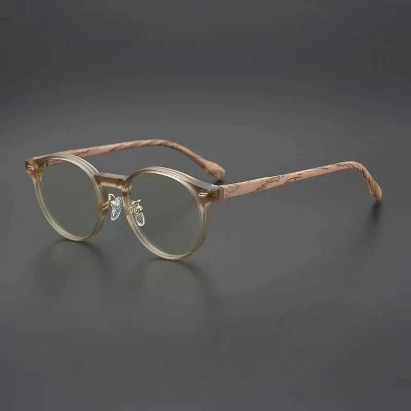 Classic Vintage Glasses Frame Men Women Ultralight Round High Quality Anti Blue Light Transparent Lens Optical Eyeglasses Z250728