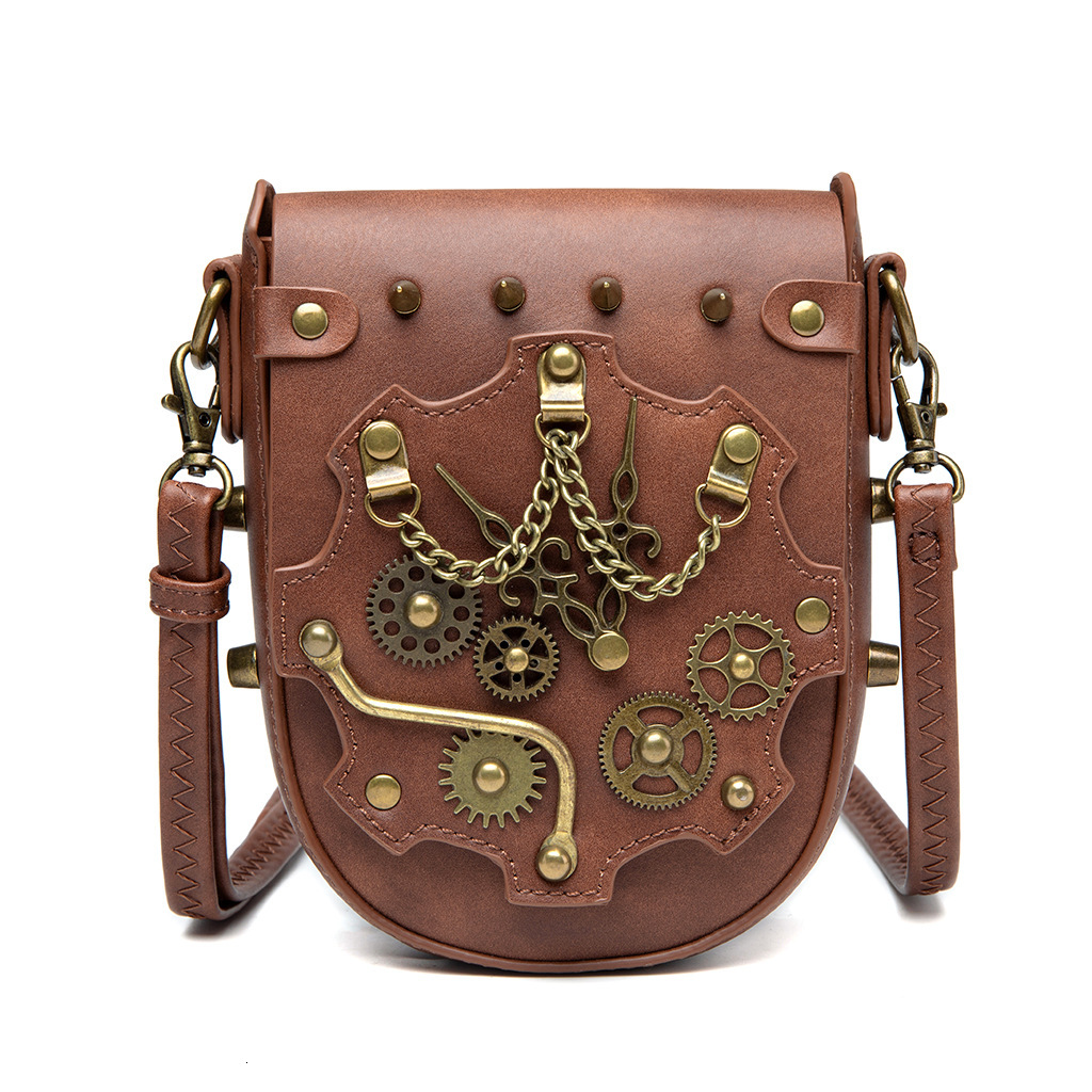 Medieval PU Heavy Craft Dumpling Bag Niche Women's Single Shoulder Crossbody Phone Coin Purse ddmymoon