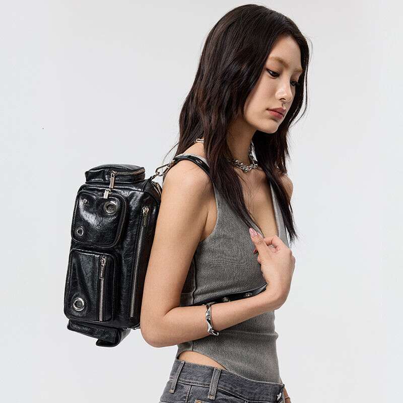 Designer Bag Tote bag Shoulder Bag Designer Tote Trendy Cool Motorcycle For Women High End Multi Pocket Underarm Niche Crossbody