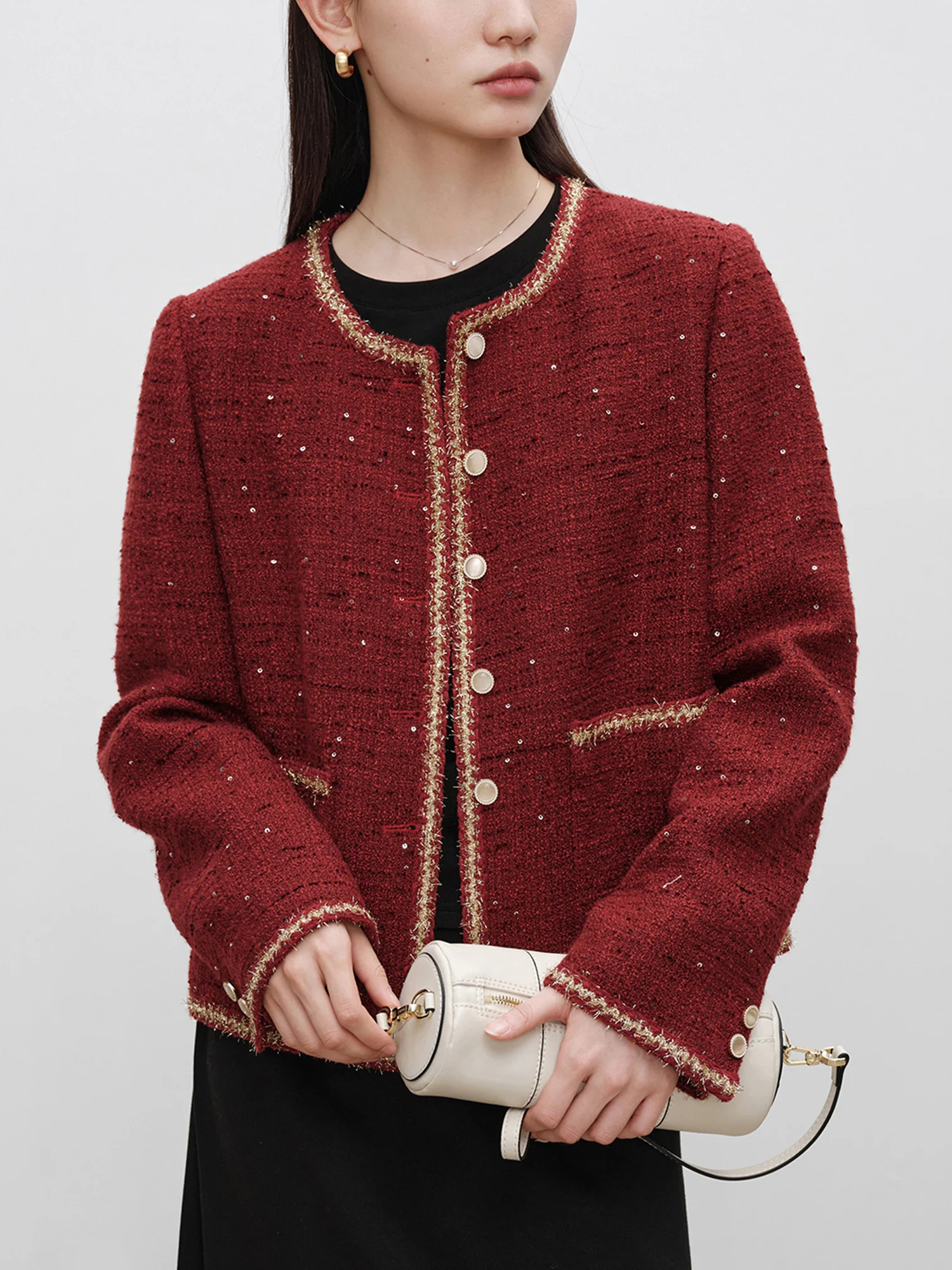 AutumnWinter Style High End Fragrant Top Casual Loose Women Jacket Petite Size Womens Coat 24ZQ94275 250728