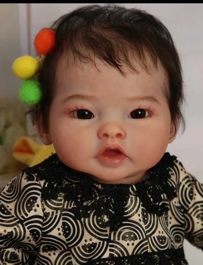 20inch Unfinished Unpainted Reborn Doll Kit PingPing Asian Baby Lovely DIY Doll Parts W250728