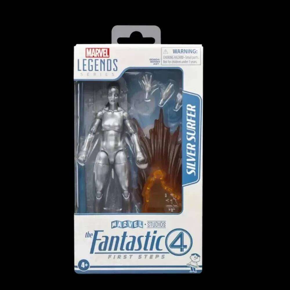 In Stock Genuine Legends Four Invisible Woman Human Torch Mister Fantastic Action Figure Model Children Toy Desk Decor