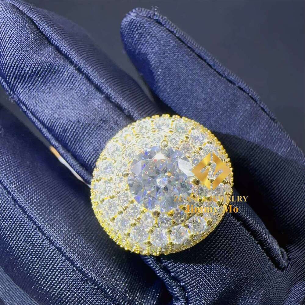 Drop Shipping Price GRA Certificates Sier Pass Tester VVS1 Moissanite Jewellery Dia Full With Iced Out