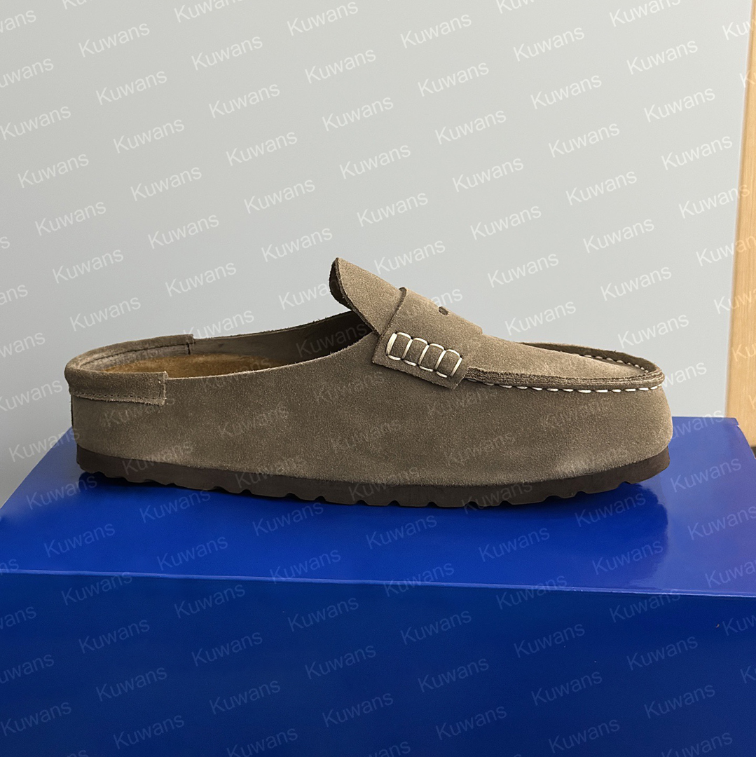 Stylist Designer Naples Slippers Wrapped Clogs loafers Sandals Clog Cork Flat High Quality Fashion Winter Summer Shoes Leather Slide Beach Women Men F