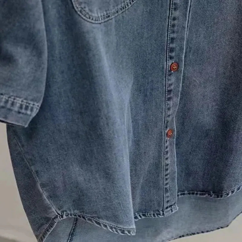 Summer Denim Jacket Women 2025 Retro Fashion Short Sleeved Blast The Street Sportswear Cow Coat Female Casual Ladies Tops 250728