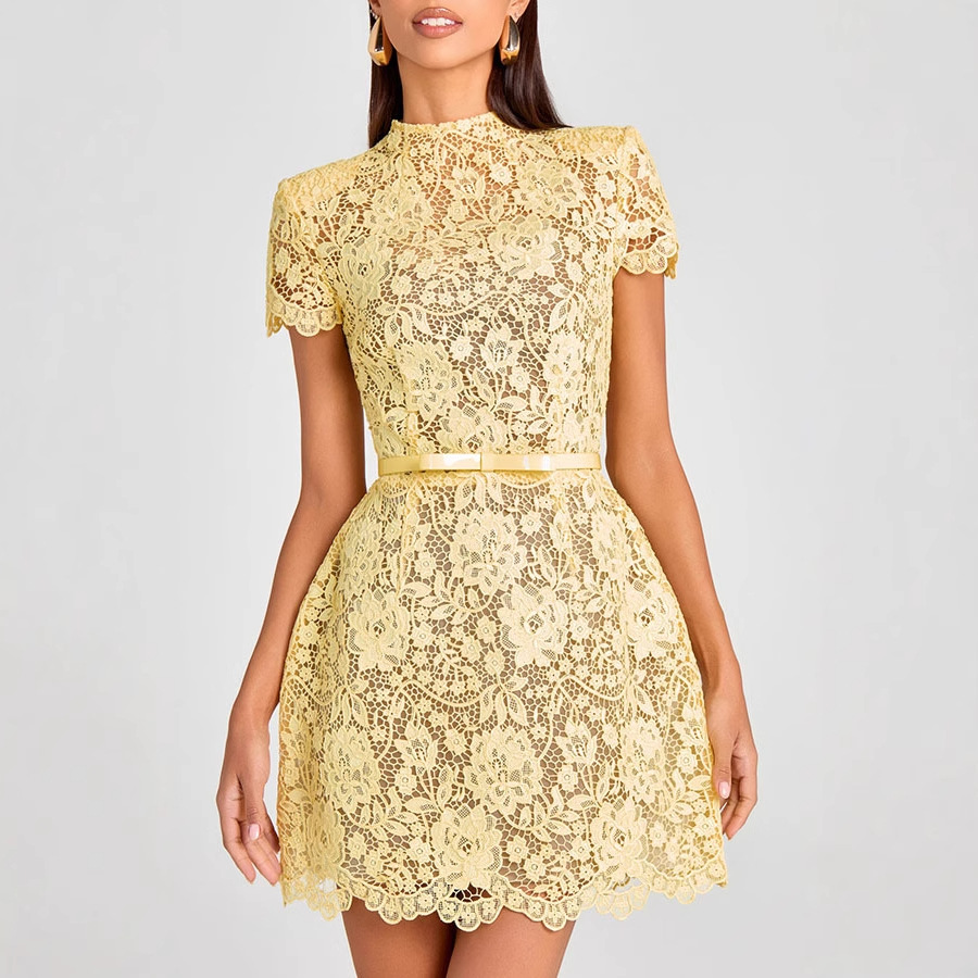 hot Free shipping designer dress for women Fashionable dress with waist cinching to show off slimming temperament small gift skirt
