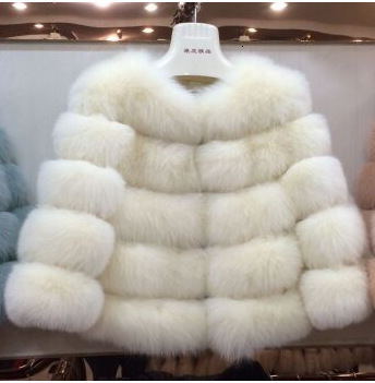 2023 Haining Faux Fur Finnish Fox Fur Full Fur Coat Short Style Special Offer 240921