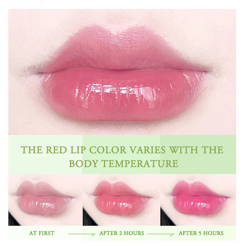 12PCS Set Aloe Extract Lip Balm Color-changing Lip Balm Long-lasting Lipstick for Valentines Day Festival Gift 250726