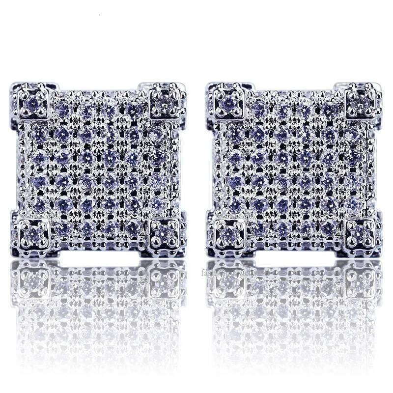 Sparkly diamond for women men earrings brand designer Cubic crystal Dia Nothing earrings top quality jewelry