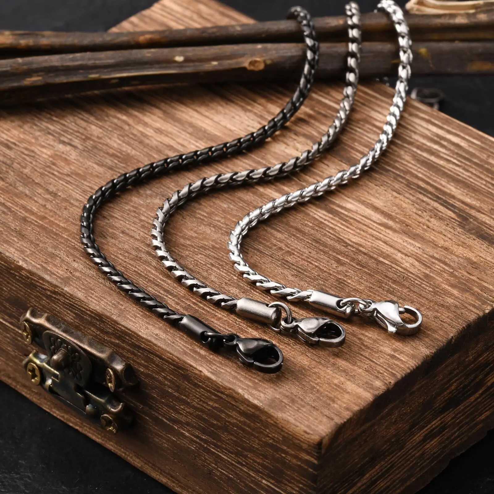 2.5mm Snake Link Bracelets for Men Teens Boys Adjustable Stainless Steel Twisted Chain Bracelets Simple Metal Jewelry W250728