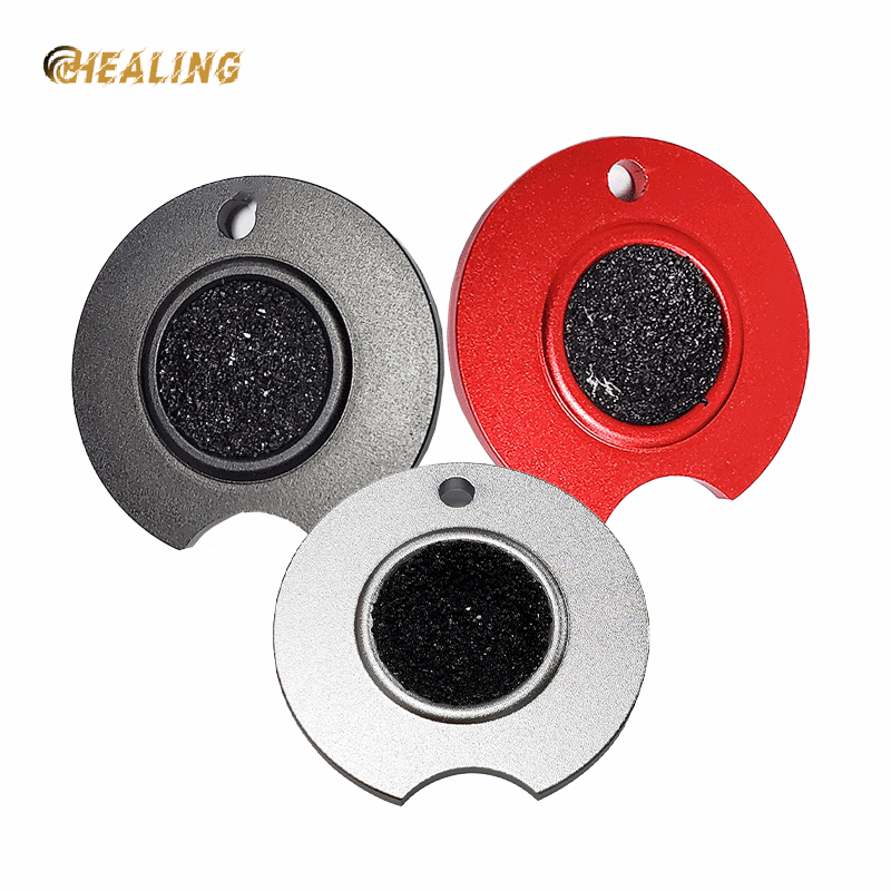 Pool Cue Tip Shaper, Aluminum Alloy Tip Scuffer Sander Tool, Dime Radius Billiard Cue Accessories Snooker Cue Tip Tool