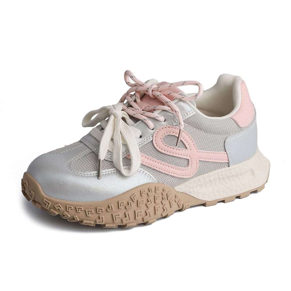 Summer Breathable Thick-Soled Dad Height-Increasing Sneakers for Petite Women, 2025 New Women's Shoes