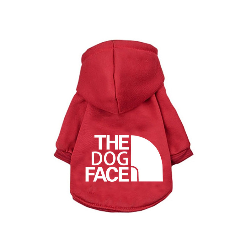 Letter Print Dog Hoodie Stylish Pet Sweatshirt for Small & Large Dogs, Comfortable Dog Apparel for All Breeds