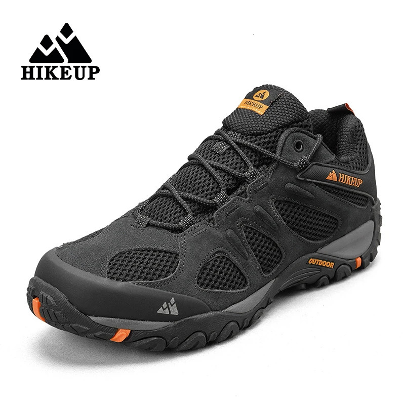HIKEUP Men Shoes Breathable Splashproof Outdoor Hiking Mountain Climbing Sport Hunting Trekking Sneaker 250725