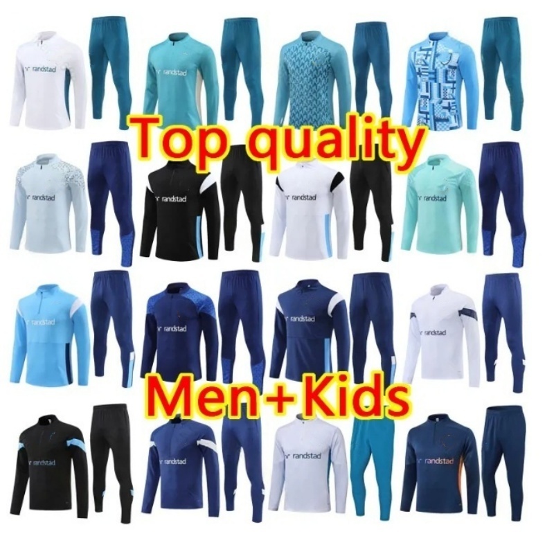 2025 26 kids men Mmarseille tracksuits GREENWOOD BALERDI MarseilleES survetement 24 25 26 soccer Training Olympique OM tracksuit football Sportswear jogging kit