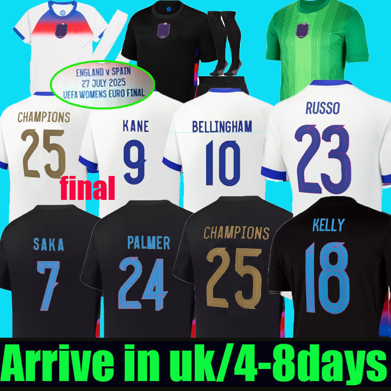 2024 2025 englands football shirt final Bellingham PALMER MAINOO 24 25 26 kane rice saka Soccer Jerseys KELLY Russo camisa de futebol WOMEN Men Kids uniform MEAD TOONE