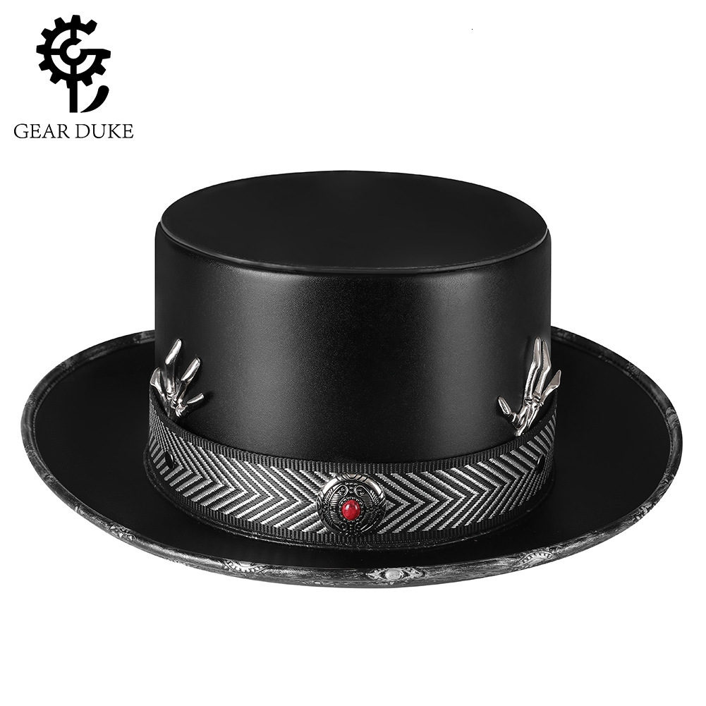 Halloween Plague Doctor Round Magic Gentleman Top Hat Cosplay Costume Anime Accessories ddmymoon