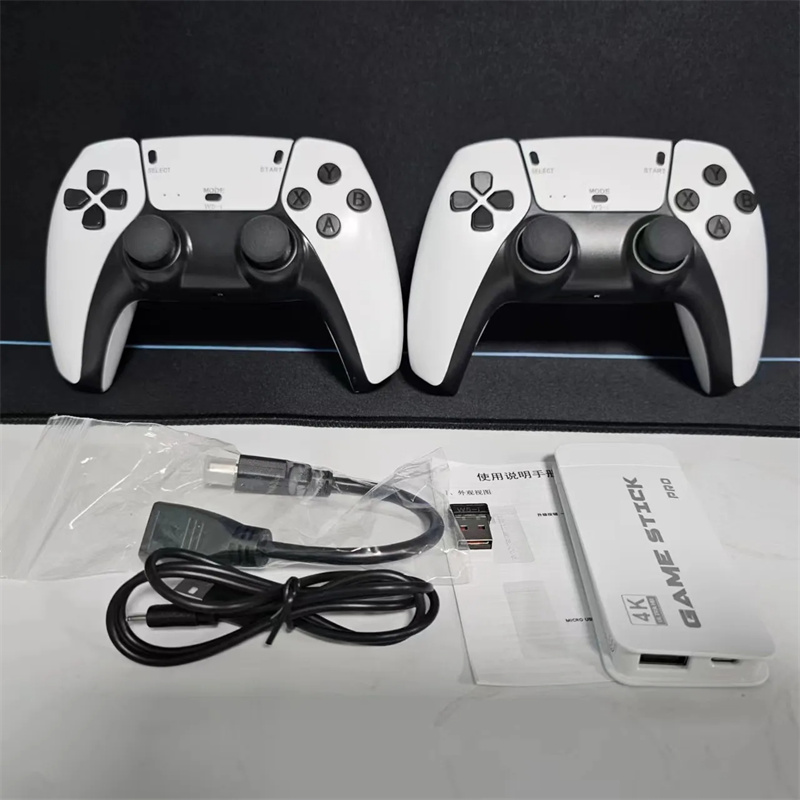 M15 4K Game Stick Mini TV Retro Video Game Console Wireless Gamepads Controller Handheld Game 68G 20000+ 128G 30000+ Games HD Output