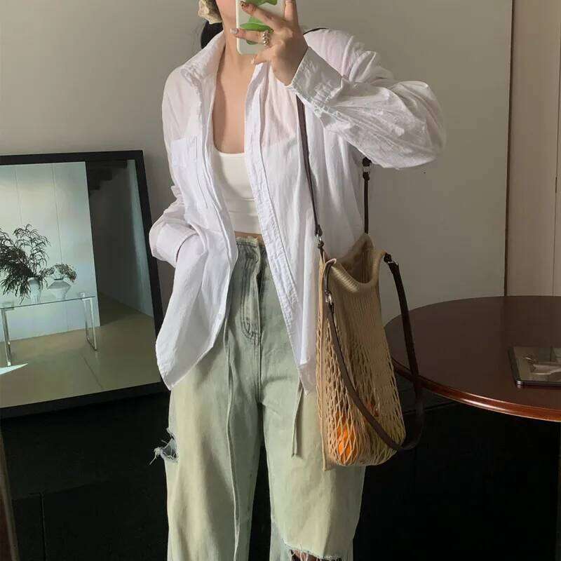 2025 Women Summer Trendy Bags Versatile Reticulate Beach Large Capacity Hollow Out Simple Crossbody And Tote Bag