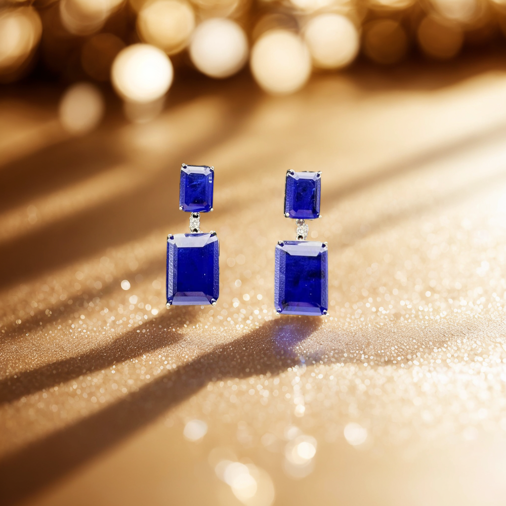 Lunaria jewelry 18K gold-plated earrings, 925 pure silver studs, low-sensitivity classic timeless earrings, elegant for