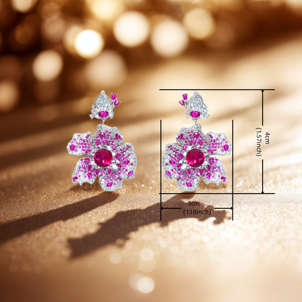 Lunaria jewelry 18K gold-plated earrings, 925 pure silver studs, hypoallergenic minimalist style earrings, elegant gifts for women