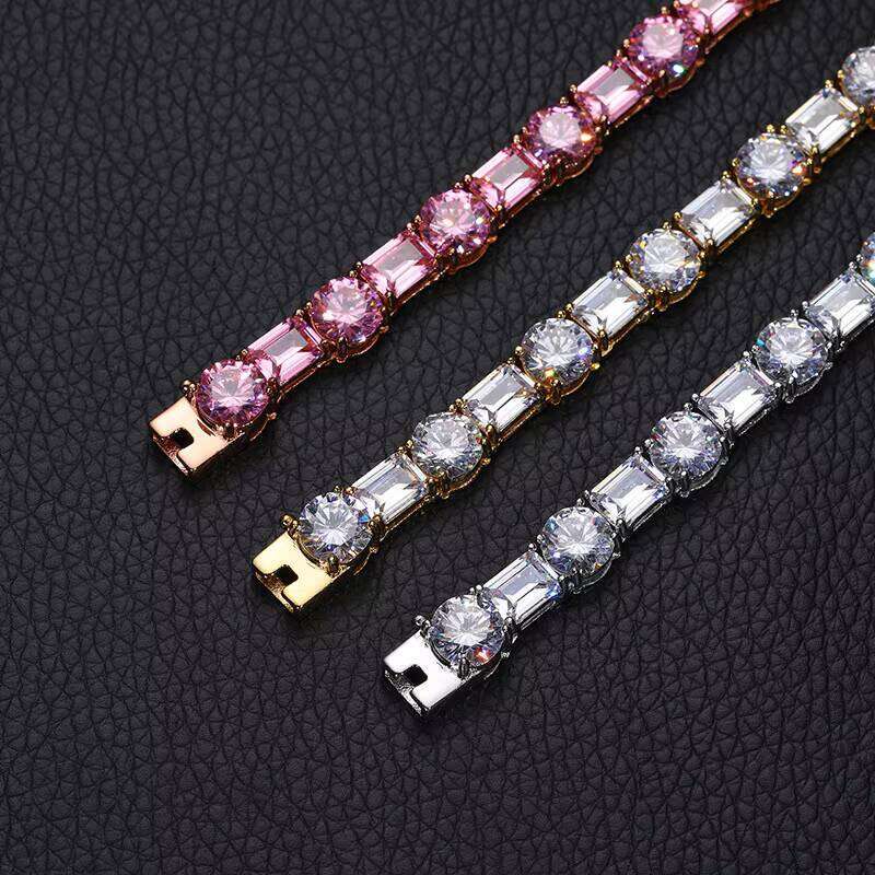 Hot Sale Elegant Women's Necklace Fashion Jewelry with Irregular Moissanite Solid Sier Gold Plated