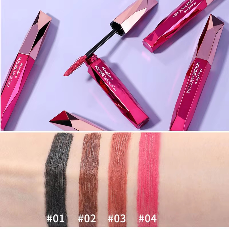 Waterproof Mascara Eyelashes Extension Thick Curling Non-smudge Quick Dry Long-lasting Black Brown Pink Colorful Mascara Makeup Long Lasting For Natur