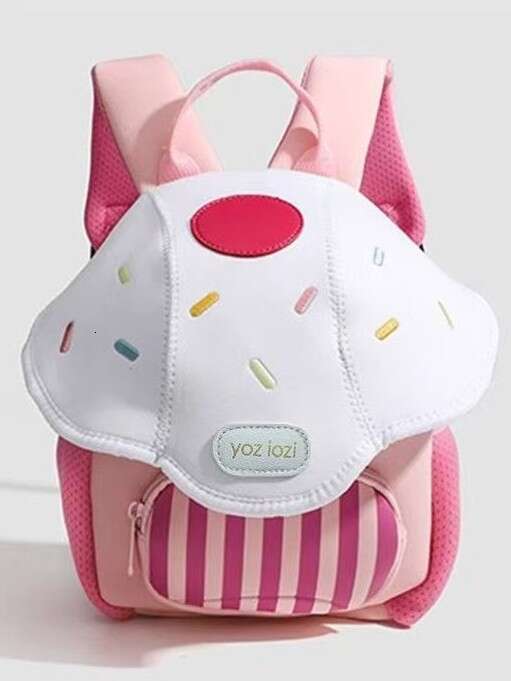 Leather Bag Bucket Bag Tote Bag Kindergarten New Children S Outdoor Backpack Cute Mini Mushroom Cartoon Small School Bag