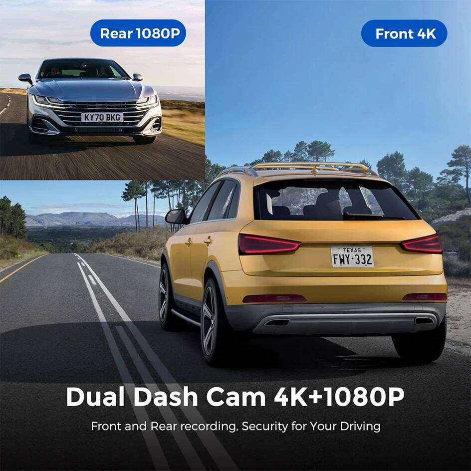 Designer brand niche recording Car camera DVR night vision dual lens tool Black box video recording