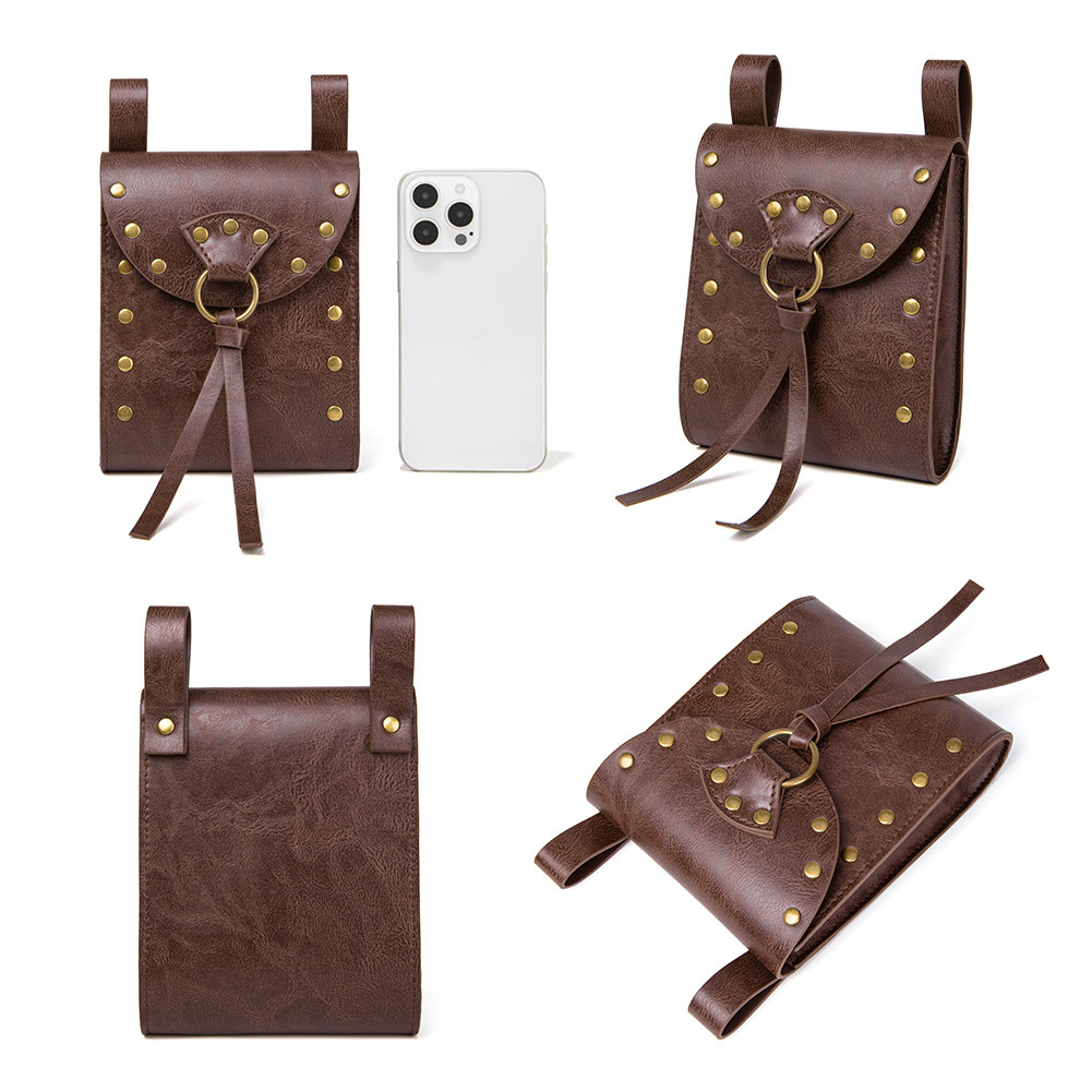 Nordic Viking Style Medieval Knight Belt-Attachable Coin Purse Waist Bag ddmymoon
