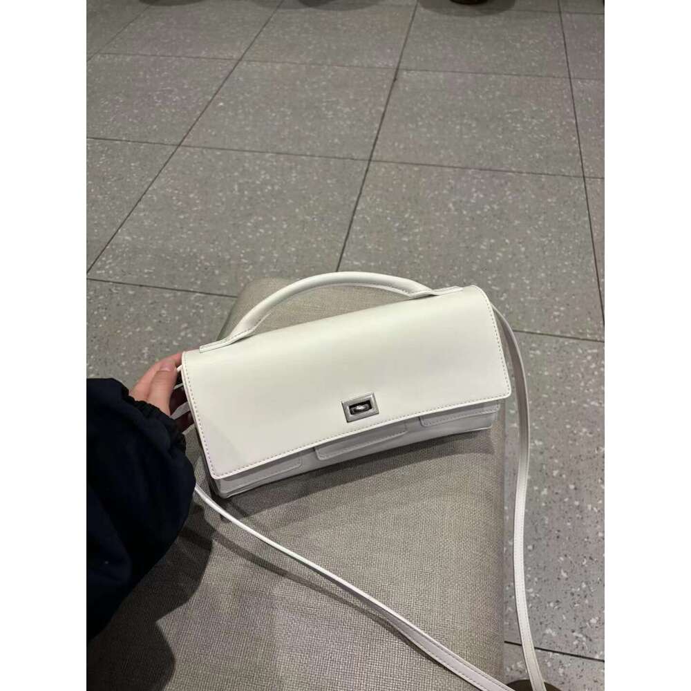 High-Quality B Brand New BelAir Long Clutch Top Layer Cowhide Lock Buckle Handbag Single Shoulder Crossbody Bag Trendy - view 9