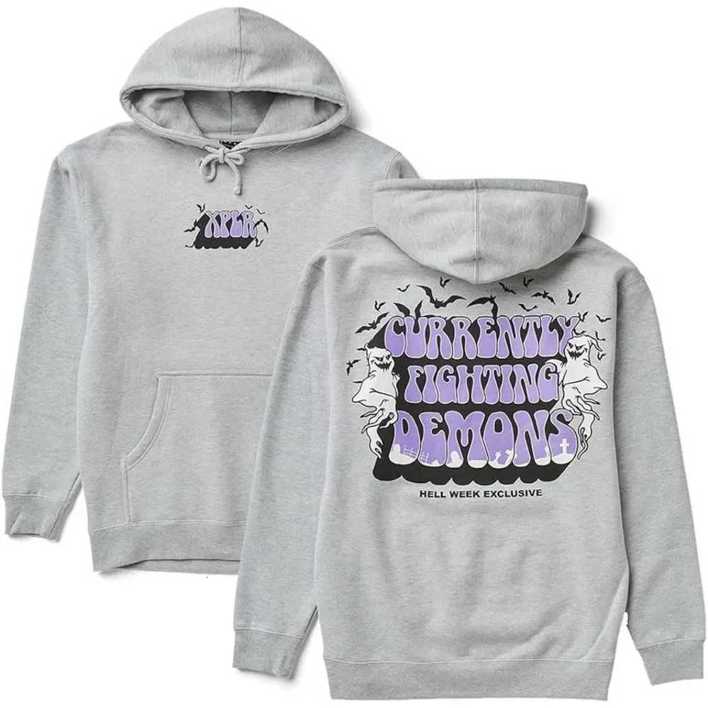 XPLR Sam and Colby Hell Week Battle Devil HW Halloween Merch Hoodie Unisex Hoodie Casual Clothing W250408