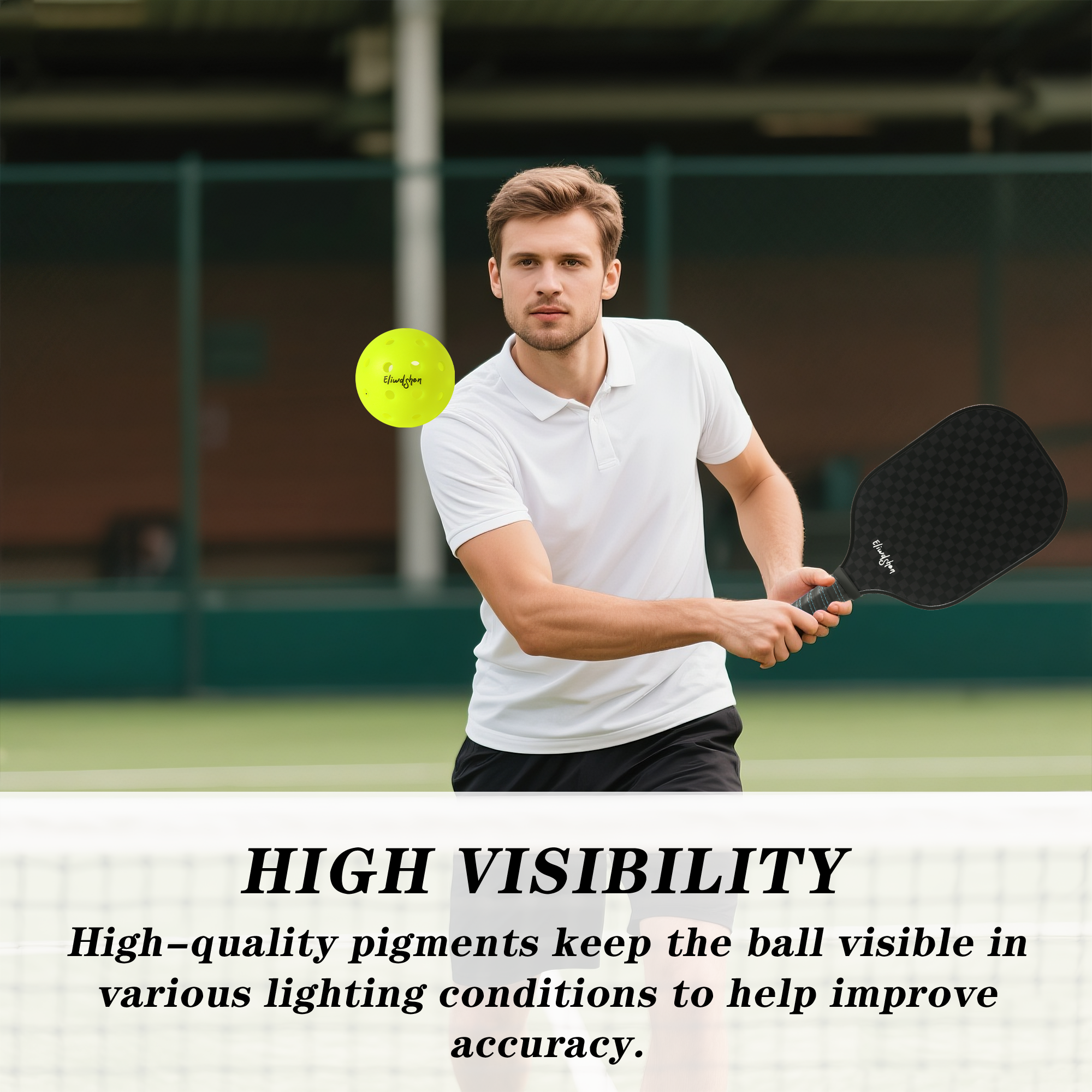 Pickleball Ball Kit: Durable 6-Pack | USAPA-Compliant Indoor & Outdoor Balls Consistent Bounce & Weather-Resistant Design for Casual Play to Competiti