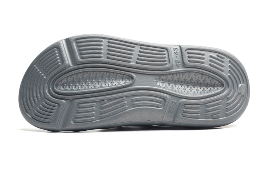 Jifffly brand versatile thick-soled arch-massaging plaid sports slippers for couples; beach sandals