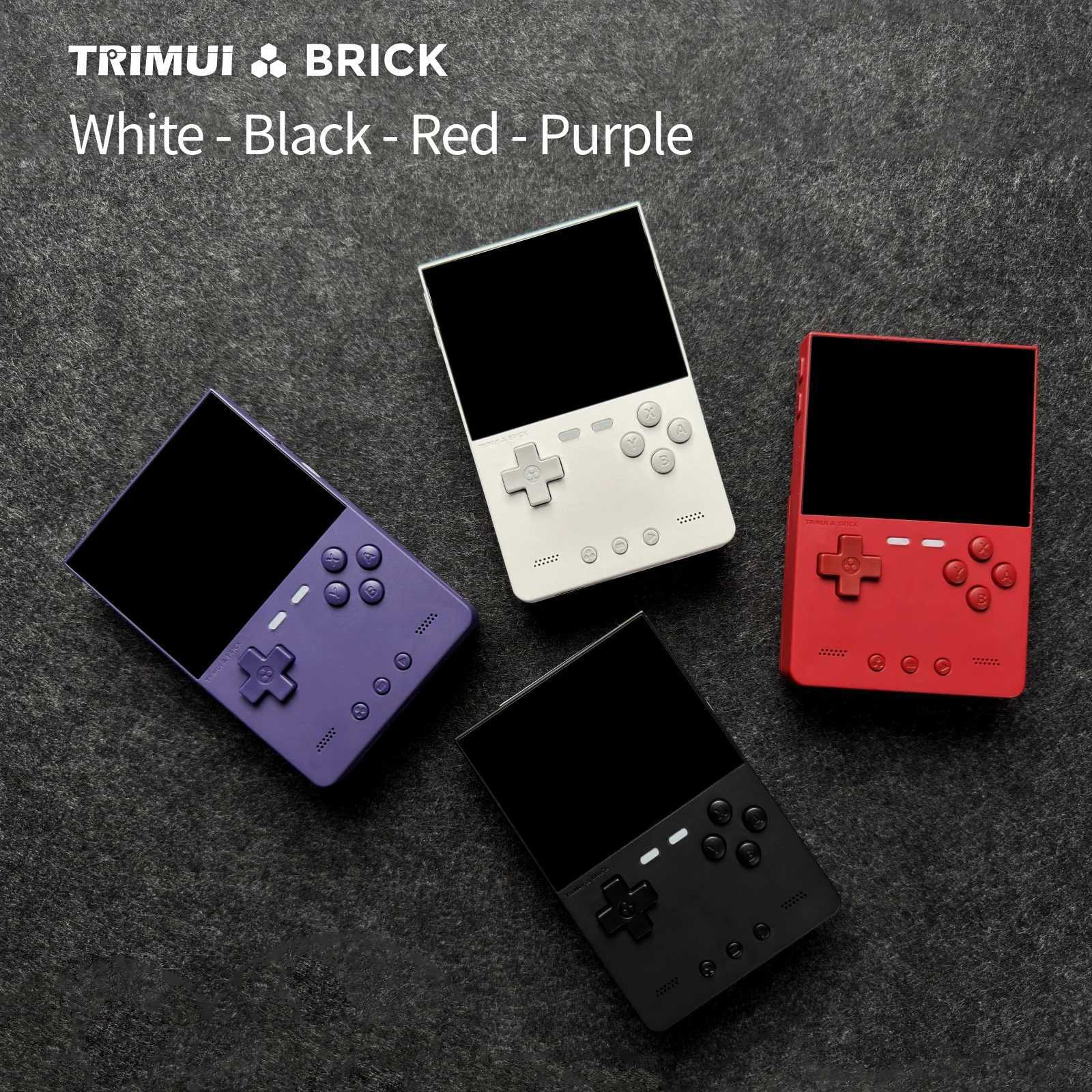 TRIMUI BRICK Handheld Game Console 3.2 IPS Sn A133P Linux System Trimui UI Metal Back Panel Key LED Lighting Keycaps S250628