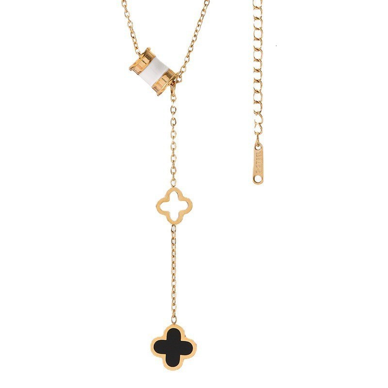 Fashion Steel Necklace for Women NonFading Light y Versatile HighEnd ious Clavicle Chain Jewelry 250728
