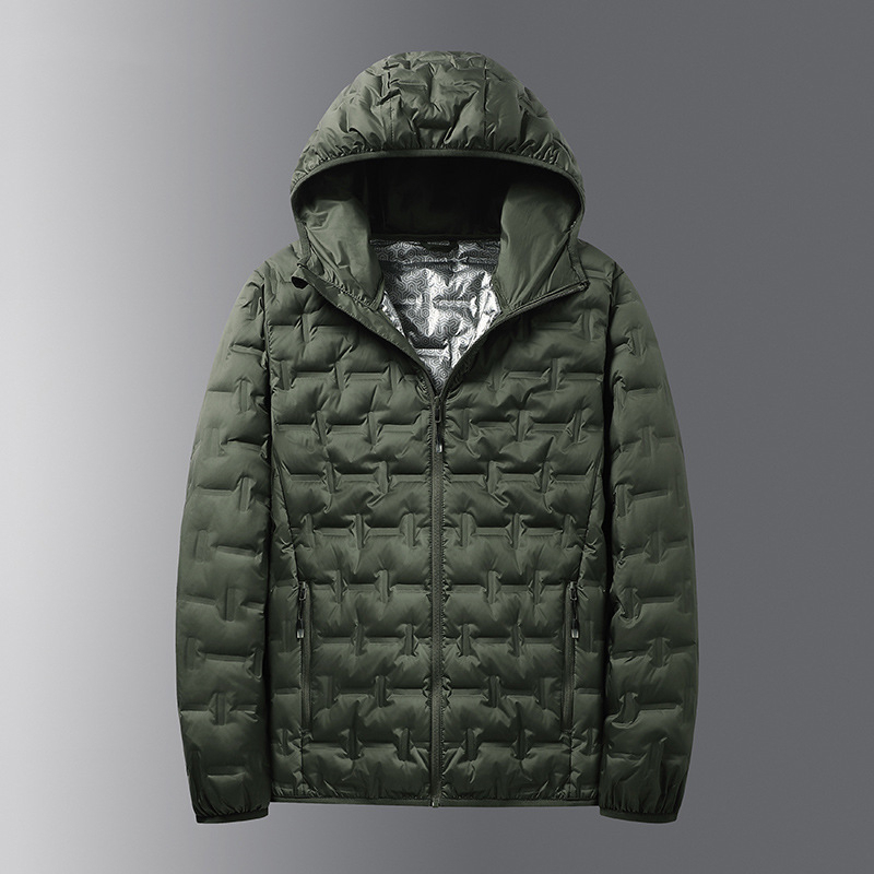 free shipping designer New winter fashionable lightweight down jacket hooded 80 grey duck down down down jacket warm jacket