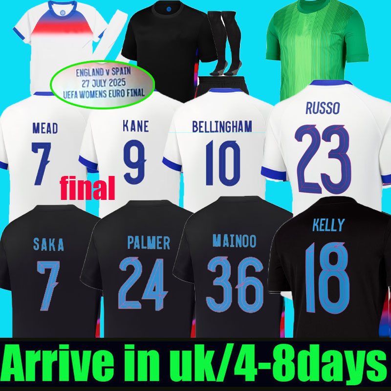 2024 2025 england football shirt final Bellingham PALMER MAINOO 24 25 kane rice saka Soccer Jerseys KELLY Russo camisa de futebol WOMEN Men Kids kit uniform MEAD TOONE