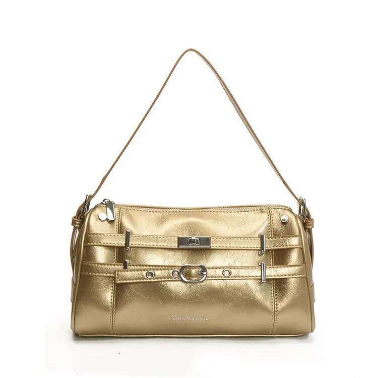 Trendy Leather Shoulder Women Adjustable Strap Large Capacity Commuter Underarm Bag for Daily Travel Casual Purse bag