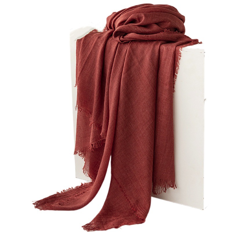 K1510 Women's scarf female light soft fashion solid color scarf evening dress shawl wedding neck scarf veil headscarf