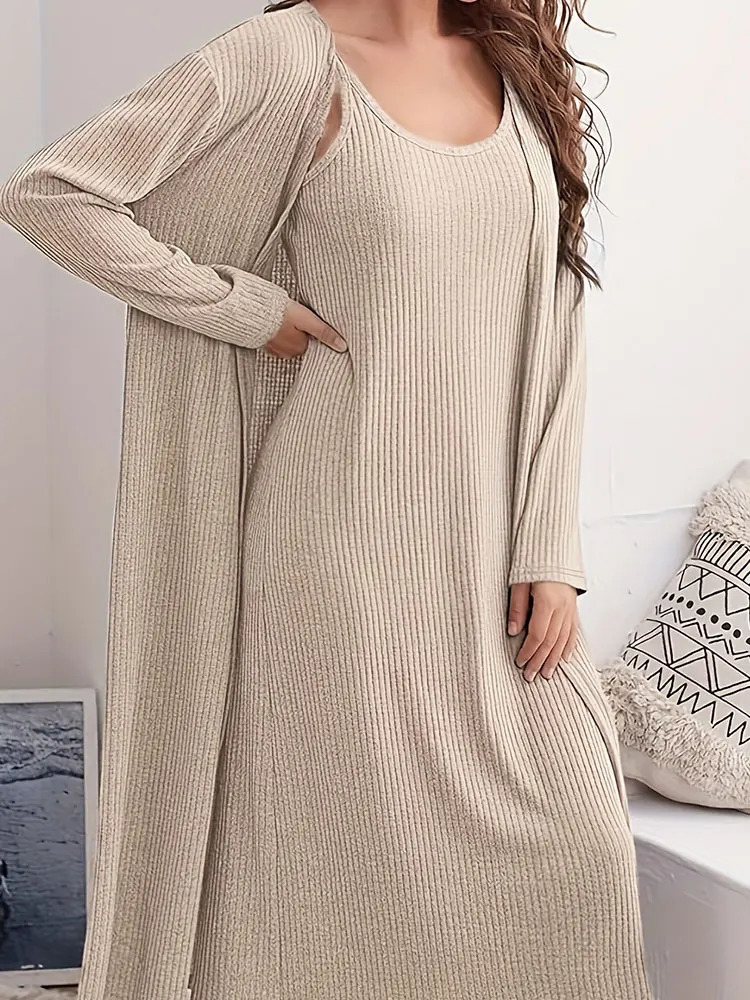 Ladies Large Size Woven Casual Set Comfortable Fashionable Plus Outfit Womens Clothing Set 250728