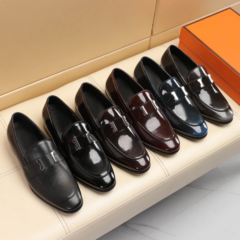 Men Loafers Designer Dress Shoes Genuine Calf Leather Italian Luxurious Handmade Male Wedding Shoes Size 38-46